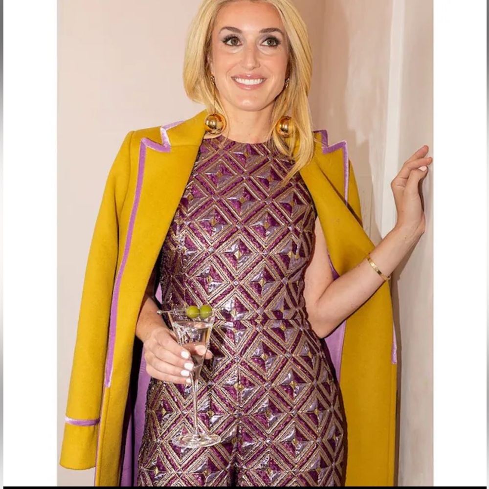 NWT Antonio Melani x The Nat Note Wool Blend Notch Lapel Trench Coat Size 2 - Picture 8 of 8